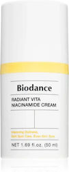 Nourishing Moisturizing Cream Brightening Smoothing Effect Biodance Radiant Vita Niacinamide Cream 50 Ml