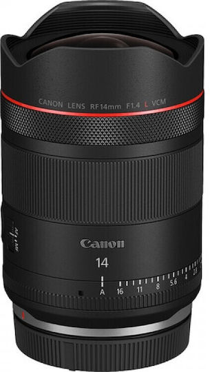 Canon Full Frame Camera Lens RF 14mm f/1.4 L VCM Prime for Canon RF Mount Black