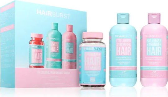 Комплект Подарък За Растеж На Коса Hairburst Дъвчащи За Засилване На Растежа