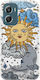 Sun Moon Stars Motorola Moto G06 Husa Telefon Transparentă Din Silicon TPU
