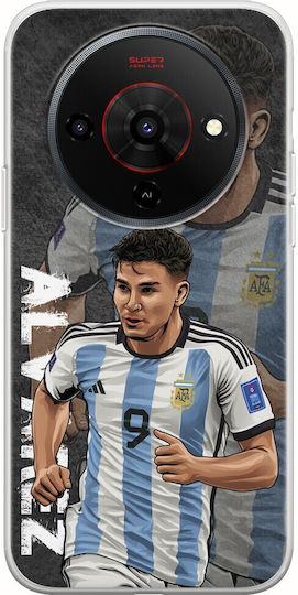 Football Stars Julian Alvarez Argentina Zte Blade A76 5g Husa Telefon Flexibilă Tpu Transparentă Din Silicon
