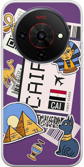 Ticket To Cairo Zte Blade A76 5g Гъвкав TPU Прозрачен Силикон