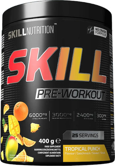 Skill Nutrition Συμπλήρωμα Pre Workout 400gr Berry Blast