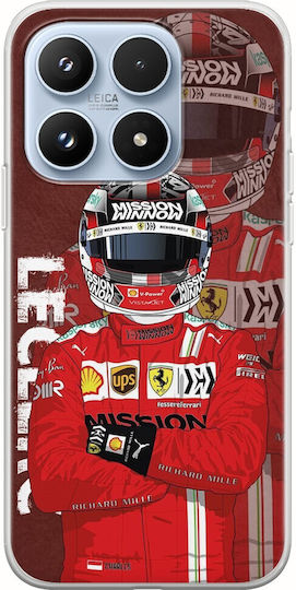 Formel 1 Charles Leclerc Xiaomi 17 5G Flexibles Tpu Transparente Silikon Handyhülle