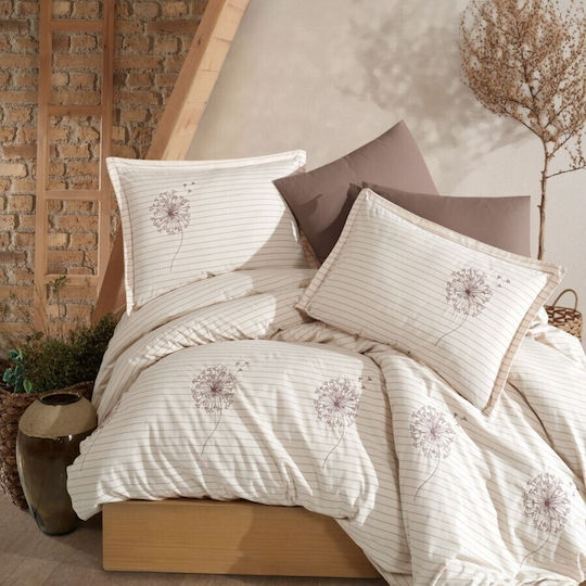 Clasy Home Σετ Παπλωματοθήκη Veneta 200x220cm Διπλή με 2 Μαξιλαροθήκες & 1 Σεντόνι Veneta