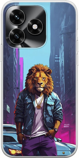 Street Animals Lion Honor X5c Plus Flexible Tpu Διάφανη Σιλικόνη