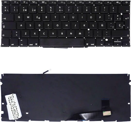Spanish Laptop Keyboard Apple Macbook Pro 15 Retina A1398 Mid 2012 2015 Mc975 Mc976 Md831 Me664 Me665 Me293 Me294 Es No Frame Backlit Black Cod.40259esnofrbl