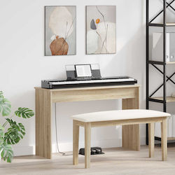 Vidaxl Основа За Клавиатура Дъб Sonoma 100 X 32 X 64 См