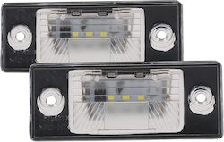 Einparts Kennzeichenbeleuchtungen LED 12V Universell Volkswagen Bora Golf Passat Tiguan Touareg 2 Stück Einparts Kennzeichenbeleuchtungen LED 12V Universell Volkswagen Bora Golf Passat Tiguan Touareg 2 Stück