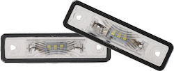 Einparts License Plate Lights Led 12V for Opel Astra Vectra Combo Omega Signum Speedster Zafira 2 Pieces