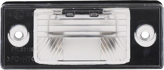 Einparts Left License Plate Lights 12V Universal Volkswagen Bora Golf Passat Tiguan Touareg