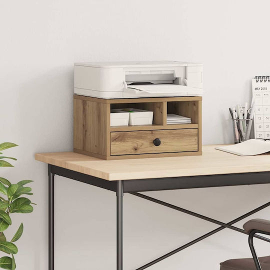 Vidaxl Stand Pentru Imprimantă Stejar Artizan 40 X 32 X 24 Cm Lemn Prelucrat