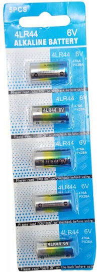 Αλκαλικες Μπαταριες 6v/4lr44 Σετ 5τμχ 4lr44