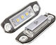 Lumini Pentru Plăcuțele De Înmatriculare Lumini LED Pentru Renault Rapid Skoda Rapid Volvo S40 S60 S80 XC 60 XC 90 V60 V70 C70 V50 50000 2 Bucăți