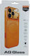 Unipha Protection Ag Glass Design Orange Frosted Glass Magsafe Case Iphone 14 Pro Max Orange