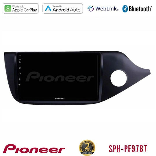 Pioneer Auto-Audiosystem für Kia Ceed / ProCeed 2013-2017 Bluetooth USB AUX WiFi GPS Apple CarPlay Android Auto mit 9 Zoll Touchscreen