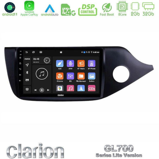 Clarion Ηχοσύστημα Αυτοκινήτου για Kia Ceed / ProCeed 2013-2017 (Bluetooth/USB/WiFi/GPS/Apple-Carplay/Android-Auto) με Οθόνη Αφής 9"