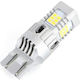 Lămpă Auto T20 / W21/5W / W21W Canbus LED Alb 12V / 18V 25.2W