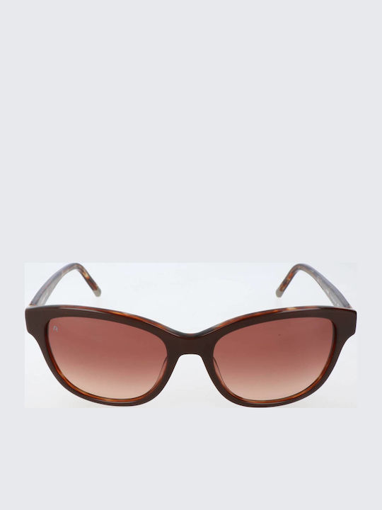 Rodenstock Women Sunglasses with Brown Frame and Brown Lens R7407 C