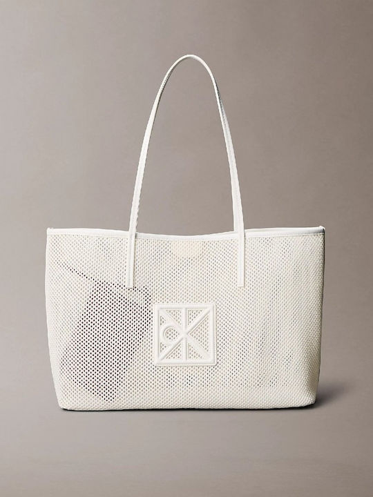 Calvin Klein Alyssum Women's Shoulder Bag White