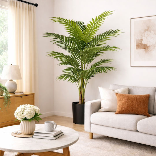 Plantă Artificială Palmier Areca În Ghiveci 190cm 80689