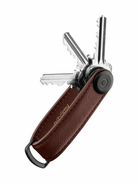 Orbitkey 2.0 Δερματινη Κλειδοθηκη Espresso Brown