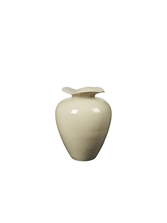 Broste Copenhagen Διακοσμητικό Βάζο Κεραμικό Μπεζ Y44cm