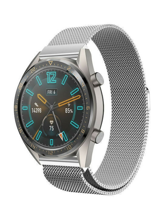 Milanese Неръждаема Стомана Кайшка Realme Watch 5 Сребрист