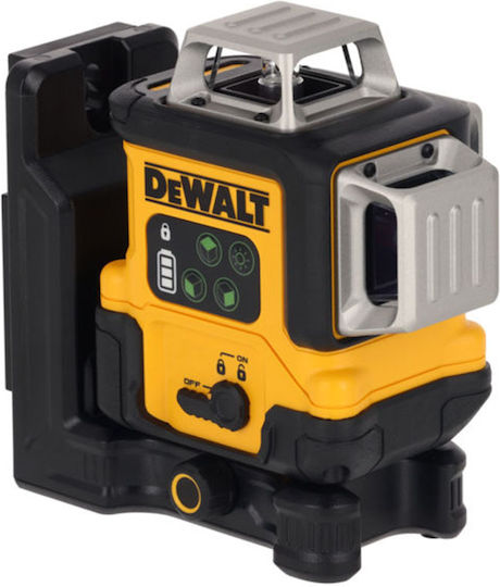 DEWALT Cross-Line Laser Level Green Beam with 45m Working Range