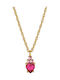 Dyrberg/Kern Pink Steel Necklace