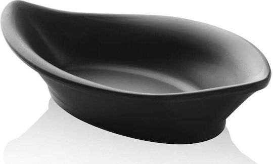 Yuk Serving Bowl Round Melamine Black Diameter 13cm