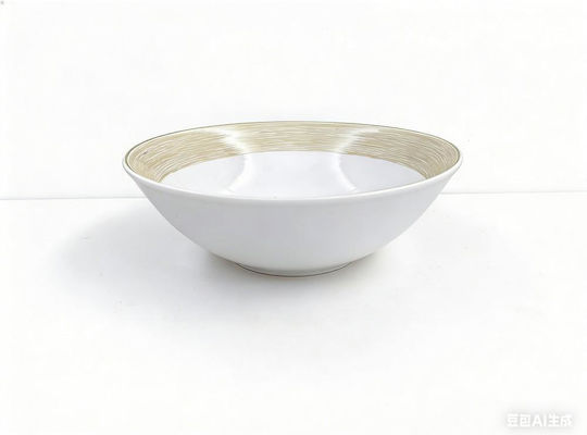 Max Home Serving Bowl Round Beige
