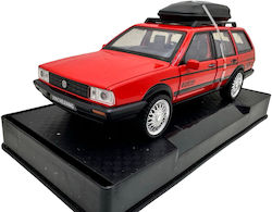 Volkswagen Santana Break 1:32 Red Model Roof Trunk Metal Replica Opening Doors Hood Lights Sounds