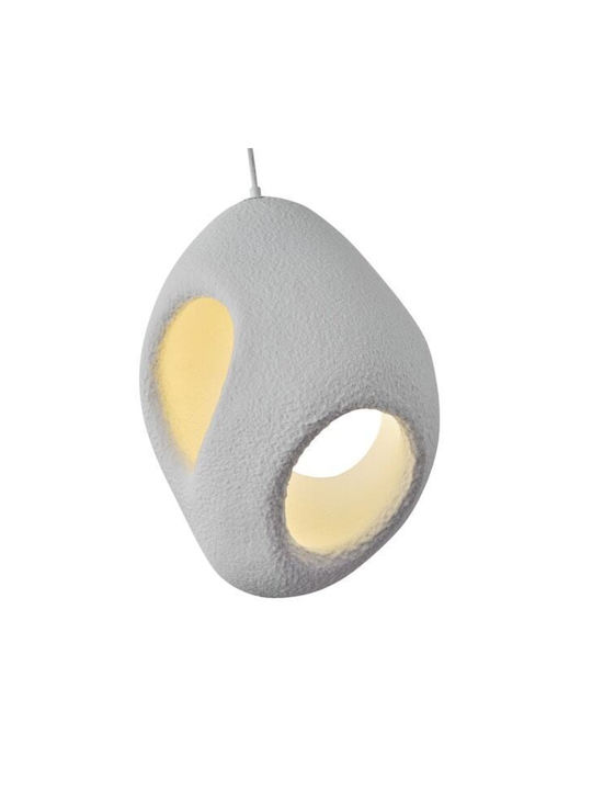 Eurolamp Pendant Ceiling Light White with E27 Socket 29x29x41cm