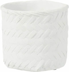 J-Line J-Line Pflanzentopf Beton Weiß 20x20x17cm