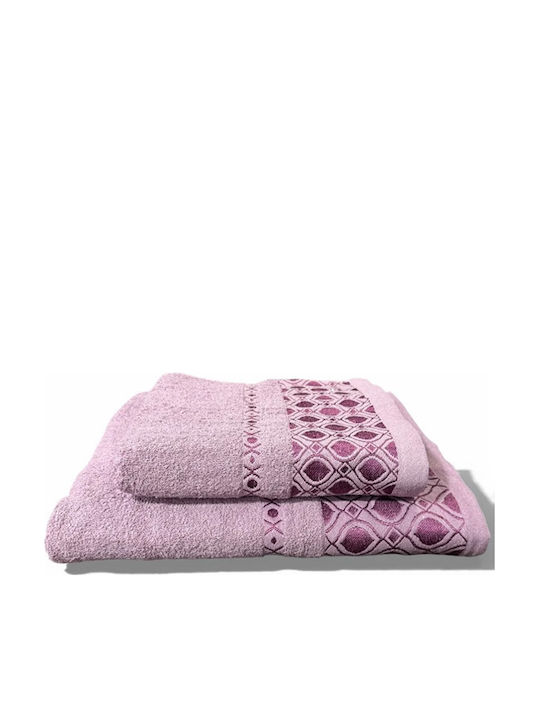 SpitiBazaar Πετσέτα Σώματος 70x140εκ. Ροζ Βάρους 400gr/m²