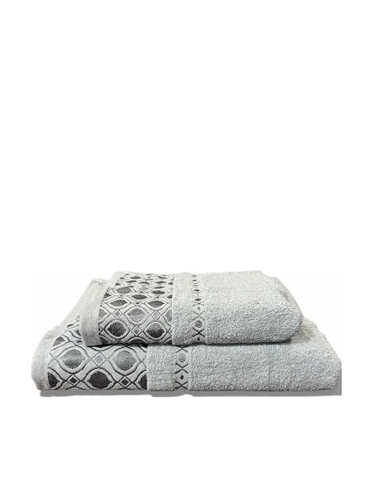 SpitiBazaar Bath Towel 70x140cm Gray Weight 400gsm