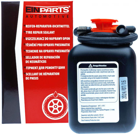 Einparts Tire Sealant 450 Ml Schrader Complete Emergency Repair