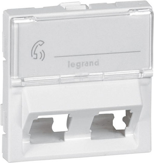 Adapter 2 Keystone White 45 Degree Mosaic