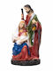 Decorative Resin Statuette Holy Family Height 20cm Zts 8046