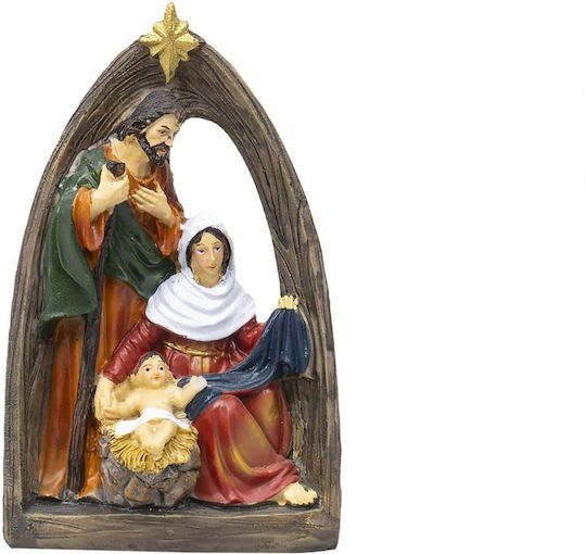 Decorative Resin Statuette Holy Family Height 15.5cm Z-tools Zts 8027