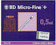 BD Microfine Σύριγγες Ινσουλίνης 30G 100τμχ
