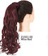 Extension with Human Hair in Red Colour 99J 55cm Synthetic