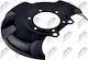 Έλασμα Πιτσιλίσματος Δισκόπλακα Vw Caddy I 1979-1992 1.8l Pickup Vw Caddy I 1979-1992 1.6l Pickup Vw Caddy I 1979-1992 1.5l Pickup