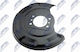 Splash Plate Brake Disc Hyundai Accent IV Saloon 2010-0 1.4L Sedan Hyundai Accent IV Saloon 2010-0 1.6L Sedan Hyundai i20 II 2014-0 1.2L Hatchback