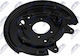 Έλασμα Πιτσιλίσματος Δισκόπλακα Toyota Yaris 1999-2005 1.0l Hatchback Toyota Yaris 1999-2005 1.4l Hatchback Toyota Yaris 1999-2005 1.5l Hatchback