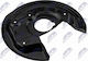 Έλασμα Πιτσιλίσματος Δισκόπλακα Vw Beetle 2011-2019 2.0l Hatchback Vw Beetle 2011-2019 1.2l Hatchback Vw Beetle 2011-2019 1.6l Hatchback