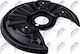 Splash Plate Brake Disc Vw Arteon 2017-0 2l Hatchback Vw Arteon 2017-0 1.5l Hatchback Vw Arteon 2017-0 1.4l Hatchback