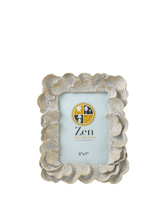Zen Collection Κορνίζα Πλαστική με Μπεζ Πλαίσιο