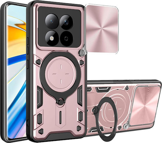 Orso Back Cover Din Plastic Roz Auriu (Poco M8)